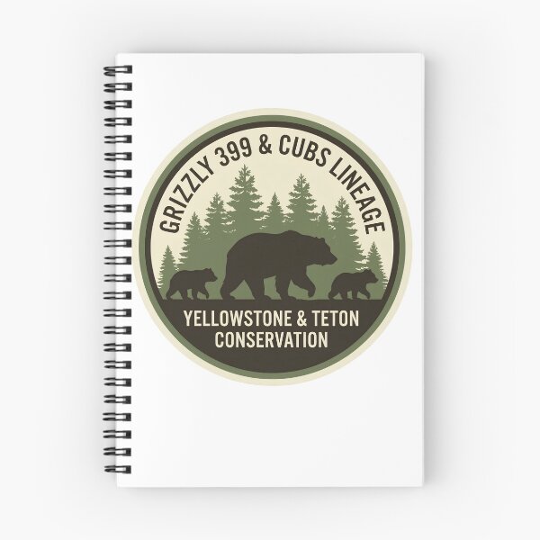 Item preview, Grizzly 399 and Cubs Lineage Yellowstone and Grand Teton Wildlife designed and sold by LittleArij.
