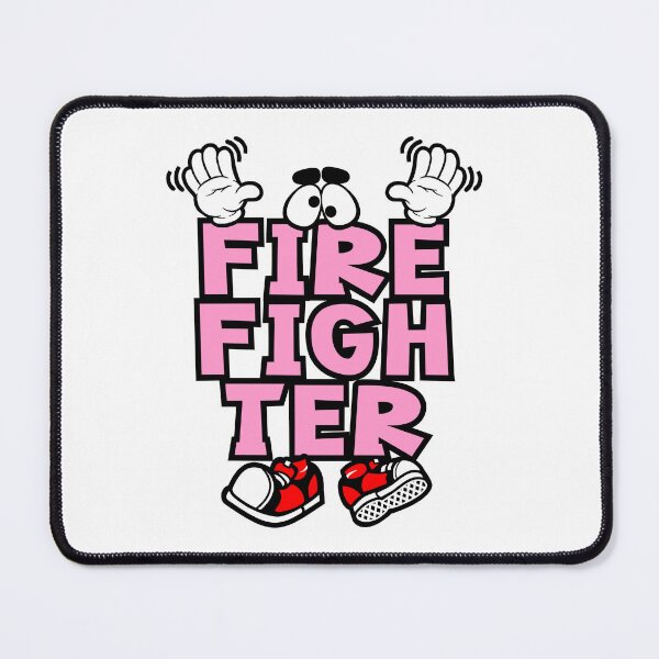 Item preview, Firefighter - WORK Cartoon Character Bold Retro designed and sold by NFTWords.