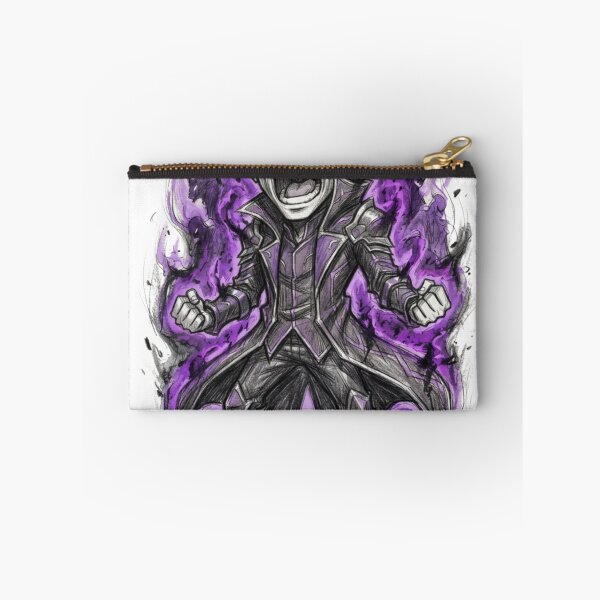 Item preview, Chibi Sung Jinwoo Shadow Army Purple Flame Anime Art designed and sold by FreakToons.