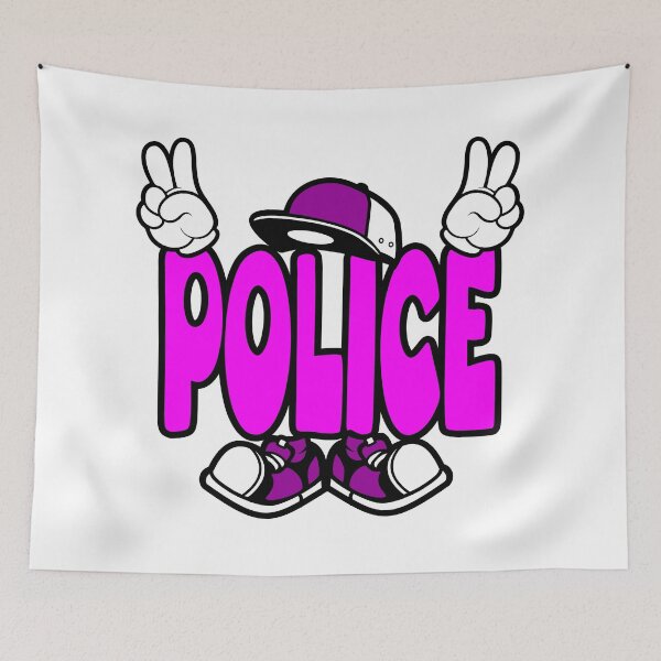 Item preview, Police - PROFESSIONS Design Character Bold Retro designed and sold by NFTWords.