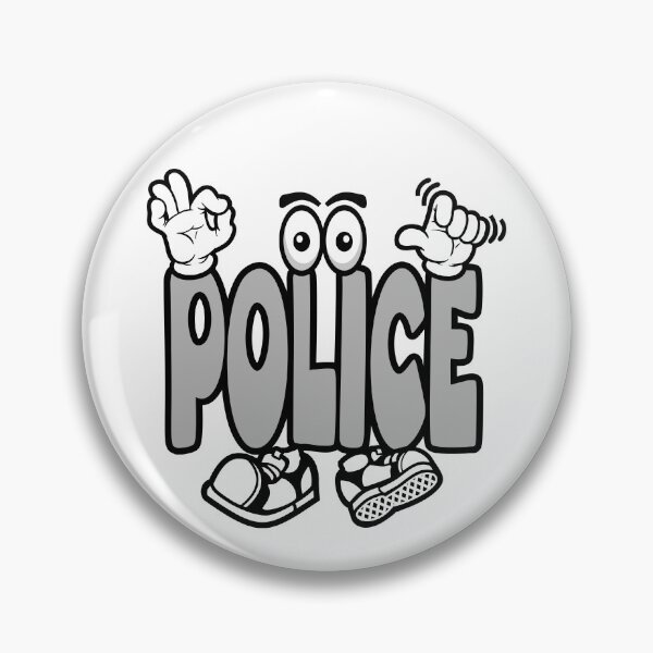 Item preview, Police - WORK Street Lettering Cartoon Character  designed and sold by NFTWords.