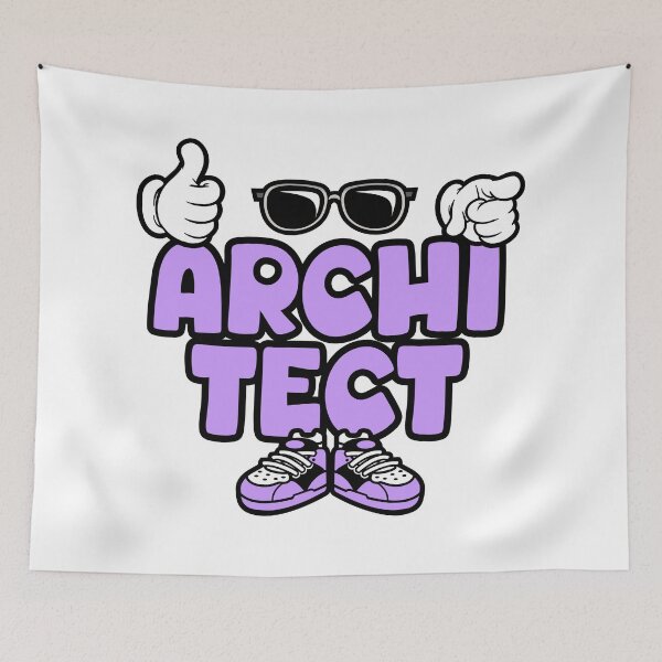 Item preview, Architect - PROFESSIONS Lettering Character Bold Retro designed and sold by NFTWords.