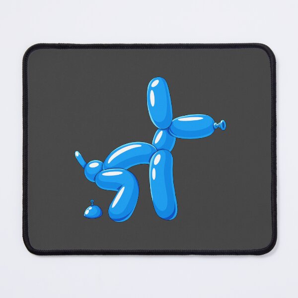 Item preview, Blue Balloon Dog Pooping – Funny Cartoon Balloon Animal designed and sold by DesgnsxGifts.