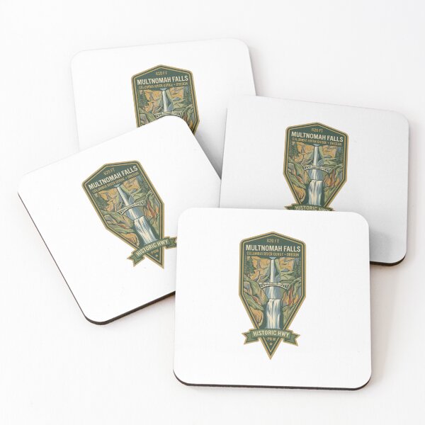 Item preview, Multnomah Falls Columbia River Gorge Oregon Historic Highway Badge designed and sold by LittleArij.