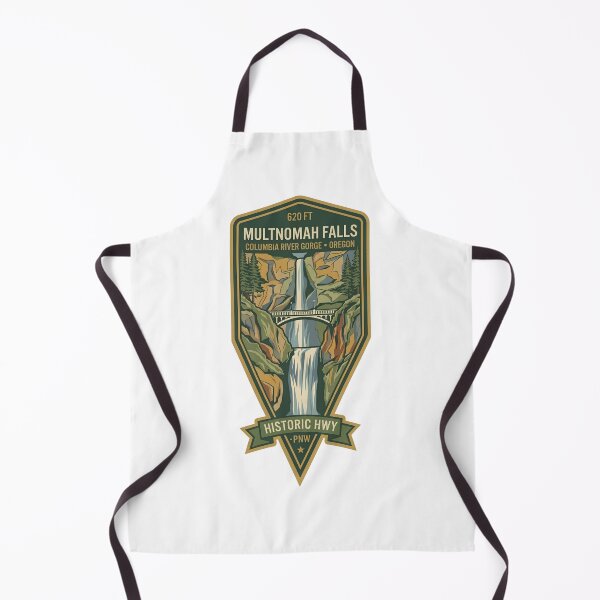 Item preview, Multnomah Falls Columbia River Gorge Oregon Historic Highway Badge designed and sold by LittleArij.