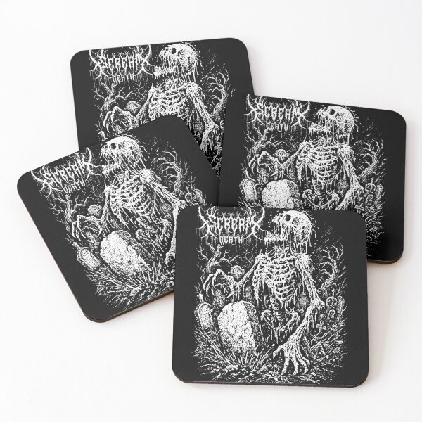 Item preview, Scream Death Zombie Skeleton Undead Horror Grave Goth designed and sold by Faissal Thomass.