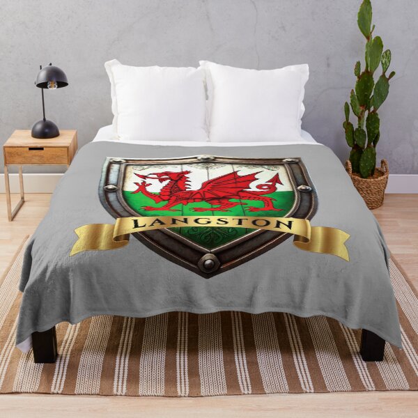 Item preview, Langston Welsh Heritage Crest Shield designed and sold by Highlandkings.