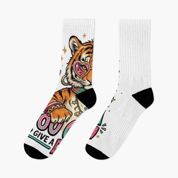 Item preview, Glam Tiger Too Glam To Give A Damn Funny Sassy Tiger Lover Design designed and sold by ASMR10.