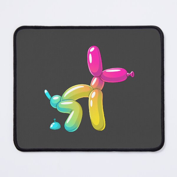 Item preview, Blue Balloon Dog Pooping – Funny Cartoon Balloon Animal designed and sold by DesgnsxGifts.