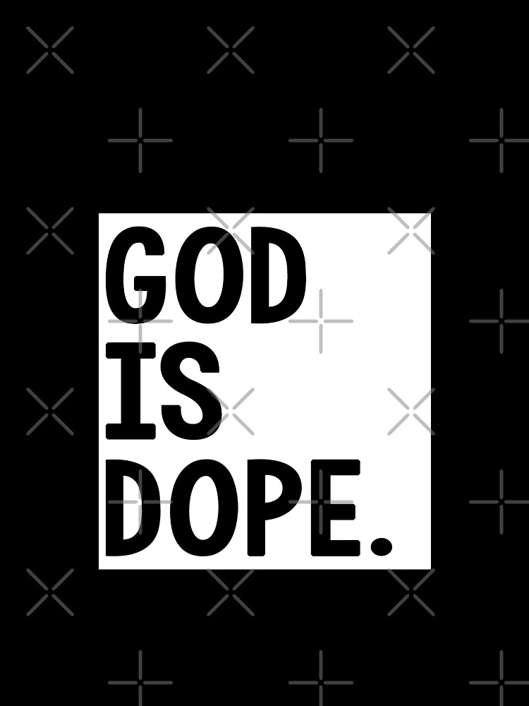 god is dope red shirt