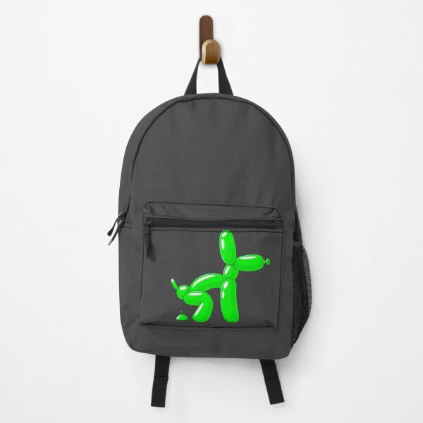Item preview, Green Balloon Dog Pooping – Funny Cartoon Balloon Animal designed and sold by DesgnsxGifts.