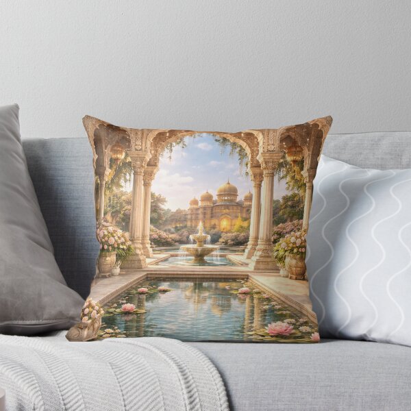 Item preview, Jardín del Palacio Real Mogol con Fuente de Loto designed and sold by AnjaSarahArt.