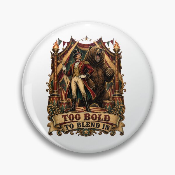 Item preview, Fearless Ringmaster & Roaring Bear Vintage Circus designed and sold by urbinet.