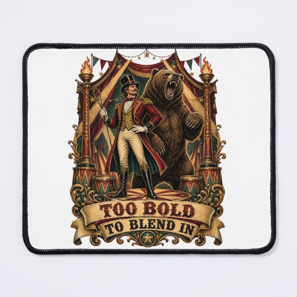Item preview, Fearless Ringmaster & Roaring Bear Vintage Circus designed and sold by urbinet.
