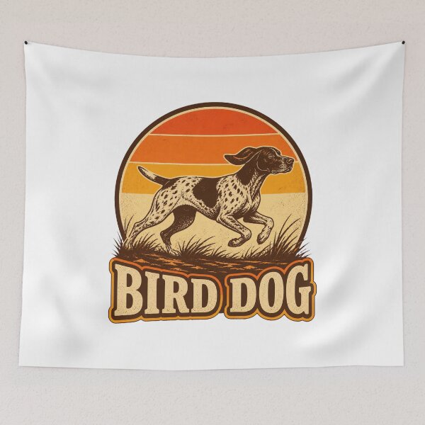 Item preview, Pointer Dog Vintage Bird Dog Art – Hunting and Sporting Dog Design designed and sold by AMICO77.