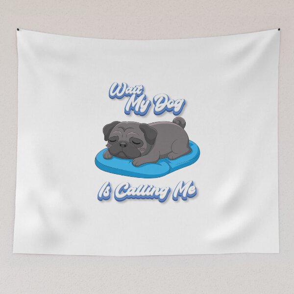 Item preview, Wait, My Dog Is Calling Me – Funny Dog Lover T-Shirt ?? designed and sold by BoldMarks.