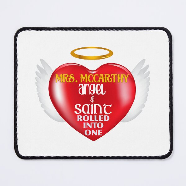 Item preview, Mrs. McCarthy…Angel & Saint… (on White) designed and sold by PawsitiveMum3.