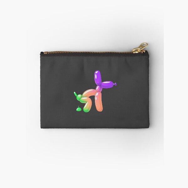 Item preview, Green, Orange & Purple Balloon Dog Pooping – Funny Cartoon Balloon Animal designed and sold by DesgnsxGifts.