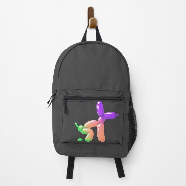 Item preview, Green, Orange & Purple Balloon Dog Pooping – Funny Cartoon Balloon Animal designed and sold by DesgnsxGifts.