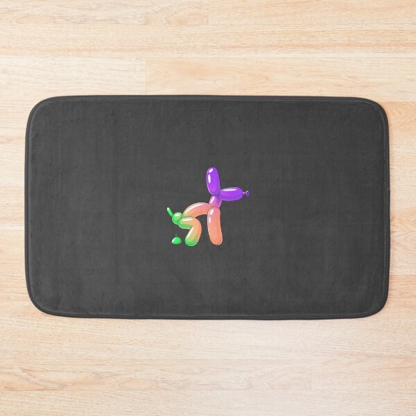 Item preview, Green, Orange & Purple Balloon Dog Pooping – Funny Cartoon Balloon Animal designed and sold by DesgnsxGifts.