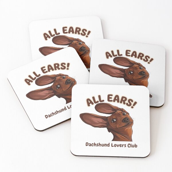 Item preview, Funny Dachshund All Ears - Dachshund Lovers Club designed and sold by IvanaIka.