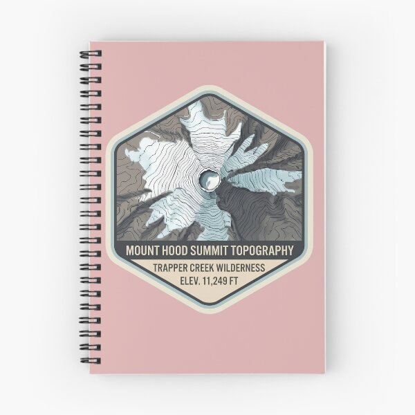 Item preview, Mount Hood Summit Topography Trapper Creek Wilderness Oregon Map designed and sold by LittleArij.