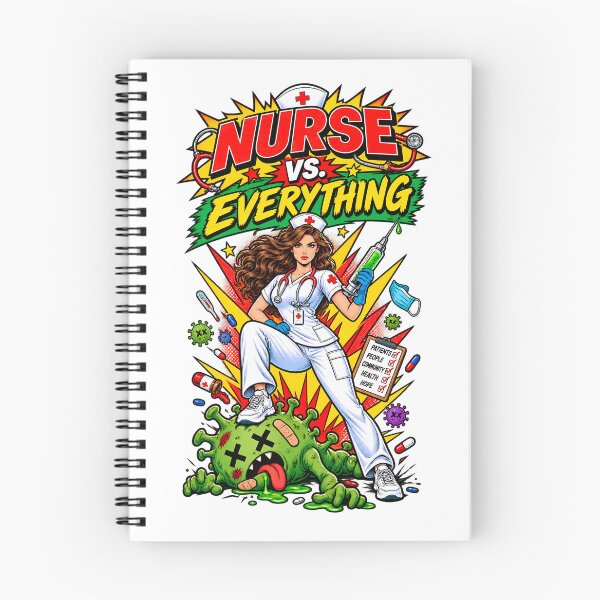Item preview, Nurse Vs Everything Comic Book Cover Shirt | Retro Superhero Nurse Tee | Nurse Appreciation Gift | Comic Poster Print designed and sold by Moonveil_Studio.
