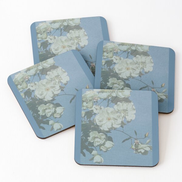 Item preview, White garden flowers designed and sold by RhoQA.