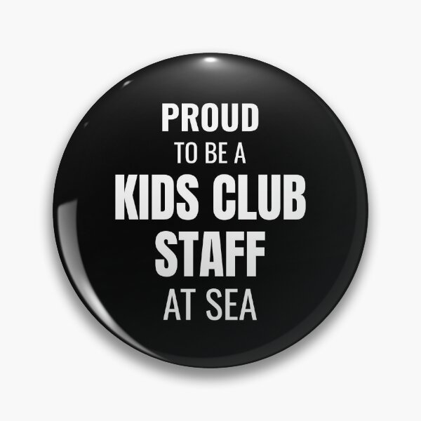 Item preview, Proud to be a Kids Club Staff at Sea (White) designed and sold by ShipCrewNation.