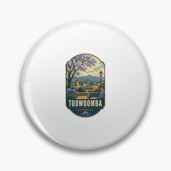 Item preview, Toowoomba Australia Vintage Travel Art – Queensland Garden City designed and sold by AMICO77.