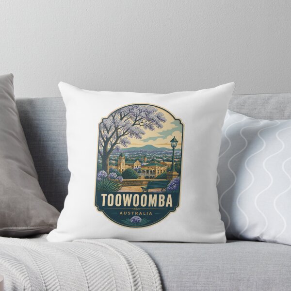 Item preview, Toowoomba Australia Vintage Travel Art – Queensland Garden City designed and sold by AMICO77.