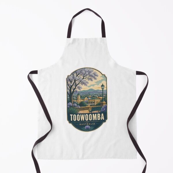 Item preview, Toowoomba Australia Vintage Travel Art – Queensland Garden City designed and sold by AMICO77.
