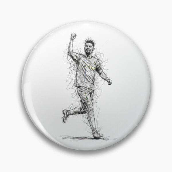Item preview, Cristiano Ronaldo Scribble Art Sketch designed and sold by annaarthk.