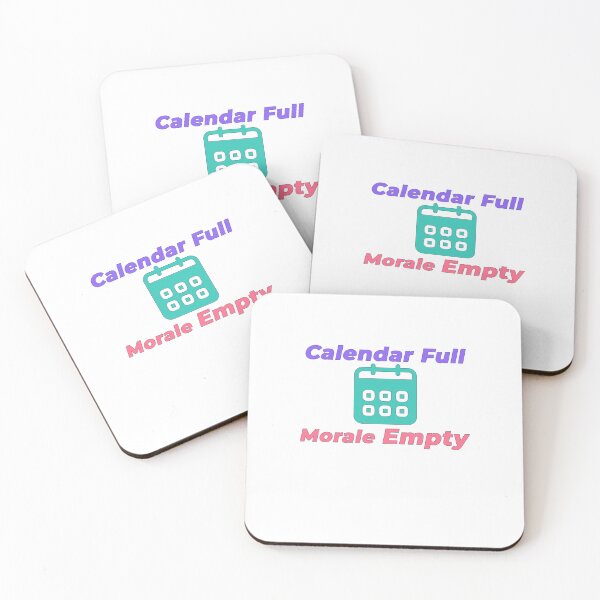 Item preview, Calendar Full Morale Empty Funny Corporate Shirt designed and sold by NeuroShirts.