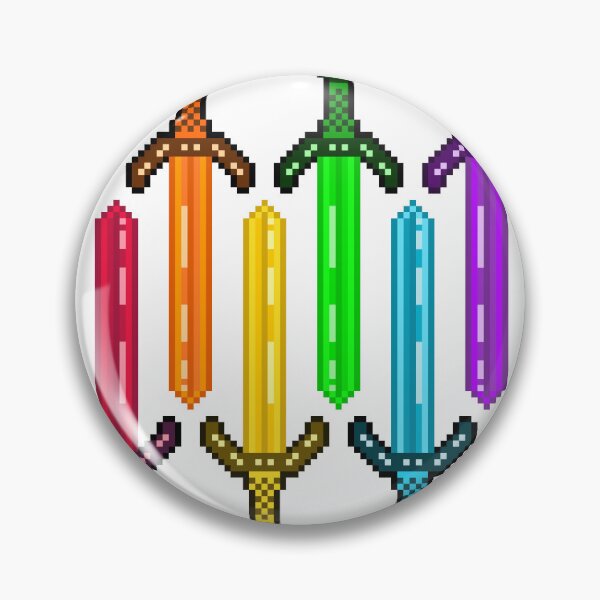 Item preview, Rainbow crystal swords designed and sold by Ascella-Art.
