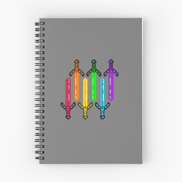 Item preview, Rainbow crystal swords designed and sold by Ascella-Art.