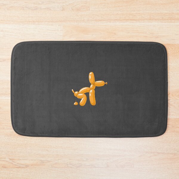 Item preview, Orange Balloon Dog Pooping – Funny Cartoon Balloon Animal designed and sold by DesgnsxGifts.