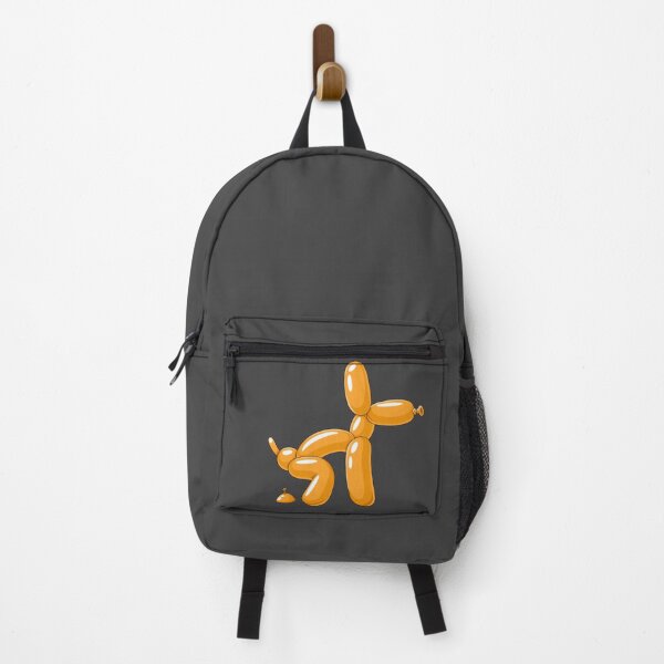 Item preview, Orange Balloon Dog Pooping – Funny Cartoon Balloon Animal designed and sold by DesgnsxGifts.
