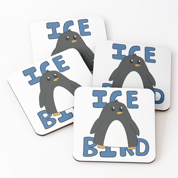 Item preview, Cute Ice Bird Penguin Funny Literal Text Art designed and sold by The Soapiest Goat.