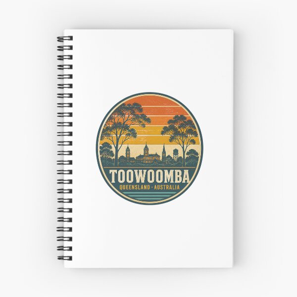Item preview, Toowoomba, Australia: Arte de viajes vintage – Ciudad jardín de Queensland designed and sold by AMICO77.