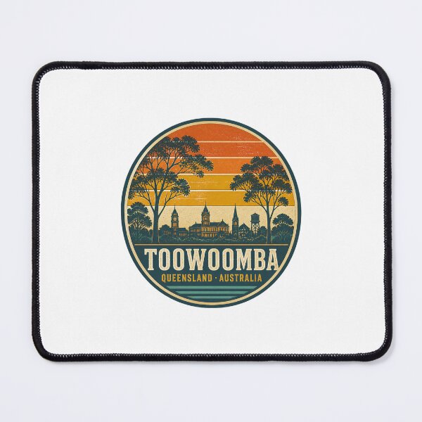 Item preview, Toowoomba Australia Vintage Travel Art – Queensland Garden City designed and sold by AMICO77.