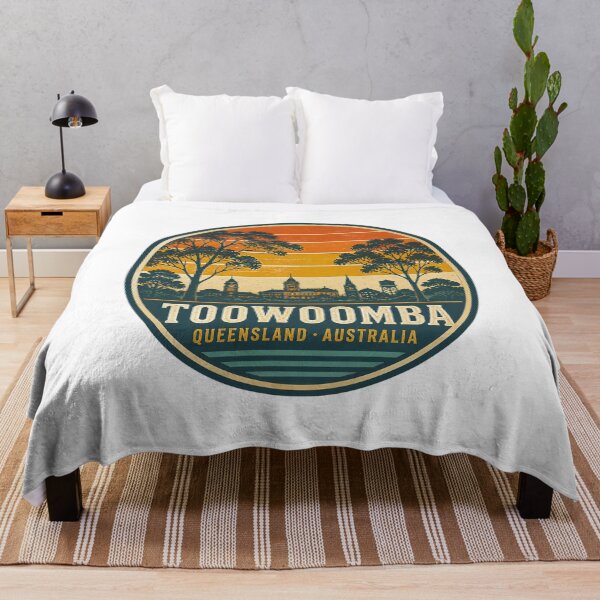 Item preview, Toowoomba Australia Vintage Travel Art – Queensland Garden City designed and sold by AMICO77.