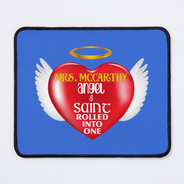Item preview, Mrs. McCarthy…Angel & Saint… (on Blue) designed and sold by PawsitiveMum3.