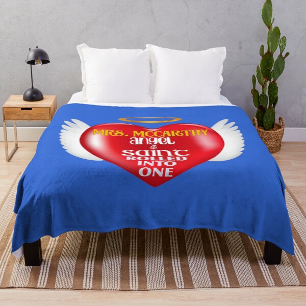 Item preview, Mrs. McCarthy…Angel & Saint… (on Blue) designed and sold by PawsitiveMum3.