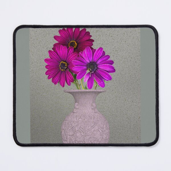 Item preview, Fuchsia daisies bouquet still life designed and sold by RhoQA.