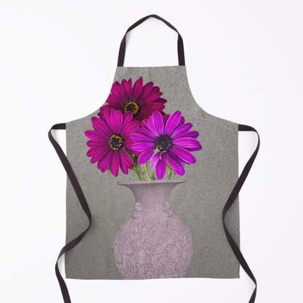 Item preview, Fuchsia daisies bouquet still life designed and sold by RhoQA.