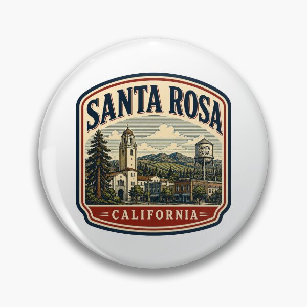 Item preview, Santa Rosa - California designed and sold by GoodOldVintage.