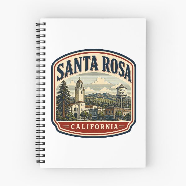 Item preview, Santa Rosa - California designed and sold by GoodOldVintage.