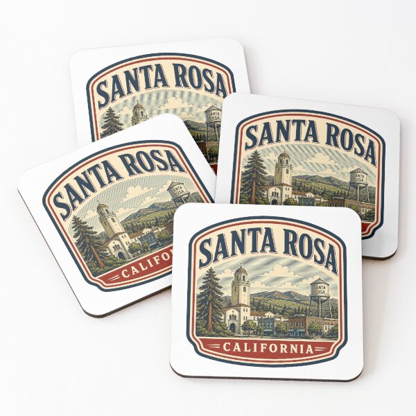 Item preview, Santa Rosa - California designed and sold by GoodOldVintage.