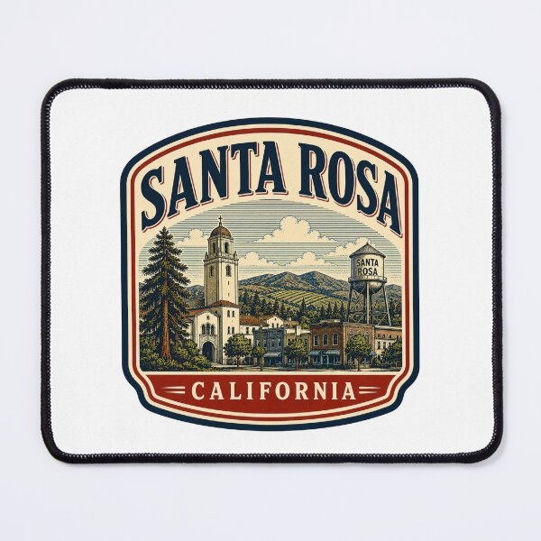 Item preview, Santa Rosa - California designed and sold by GoodOldVintage.